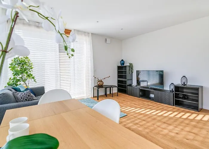 Lägenhet Bright & Spacious 1-bedroom In Kirchberg 6rdk Luxemburg