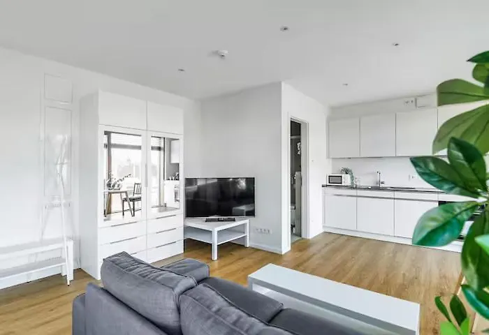 Apartamento Bright & Spacious 1-bedroom In Kirchberg 6rdk *