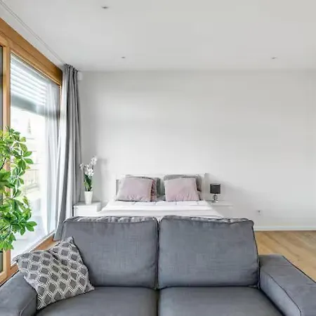 Bright & Spacious 1-bedroom In Kirchberg 6rdk 아파트